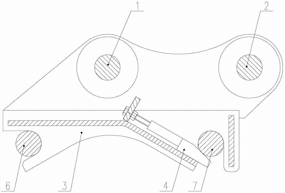 Quick-changing device for accessories of hydraulic excavator working device