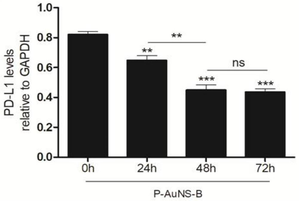 Gold nanostar for recognizing and degrading PD-L1 on surfaces of prostate cancer cells and preparation method and application of gold nanostar