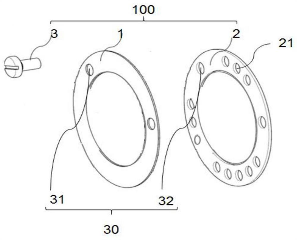 Nozzle flange capable of preventing foreign matters and combustion chamber