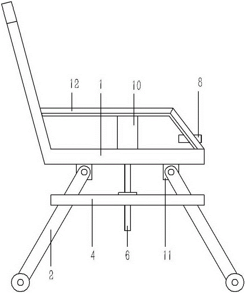 Chair capable of automatically regulating height