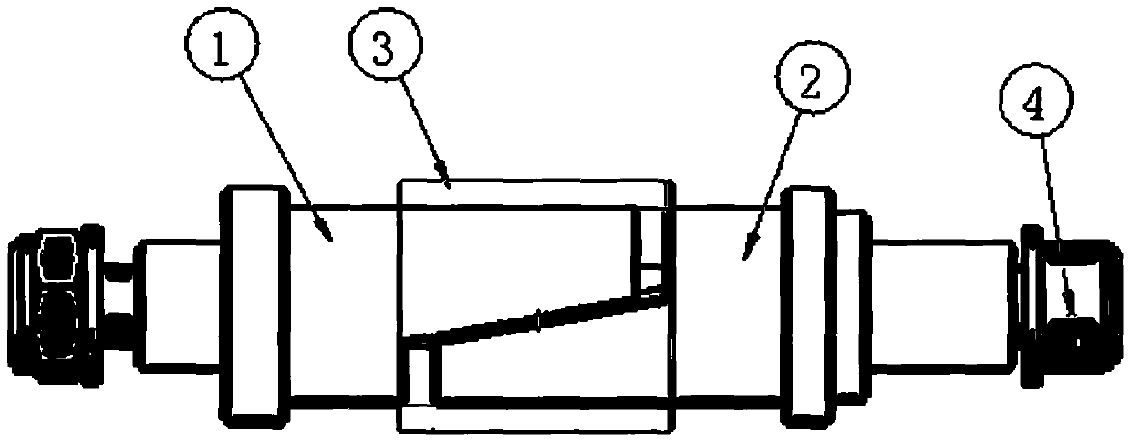 Middle shaft structure of exercise bicycle