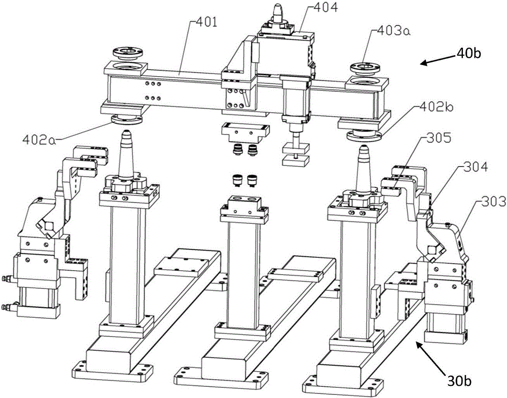 Automotive chassis support positioning mechanism and offline detection platform