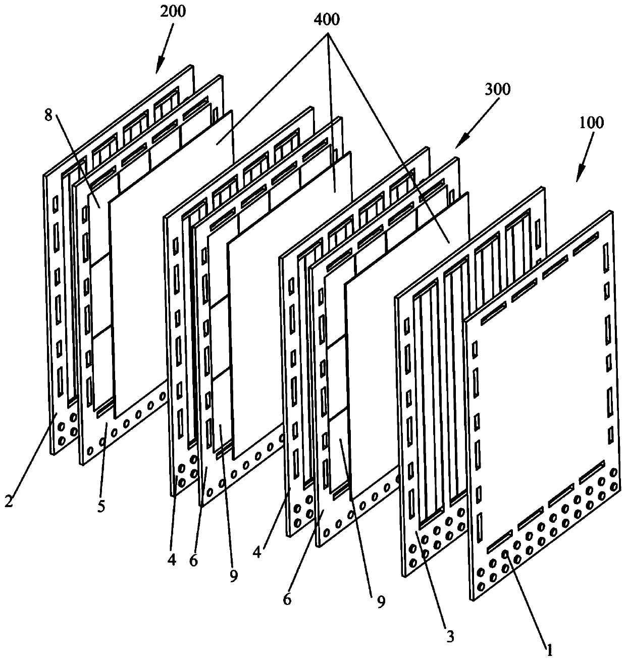 Fuel cell structure