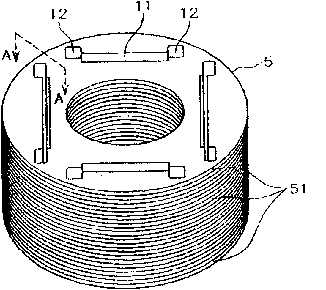 Permanent magnetic type rotational electric device