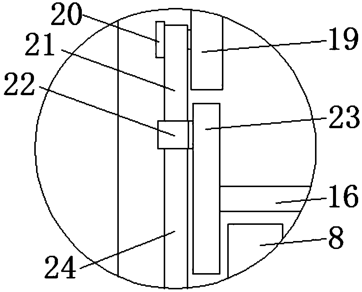 Sewage purification treatment device for municipal sewage pipe network