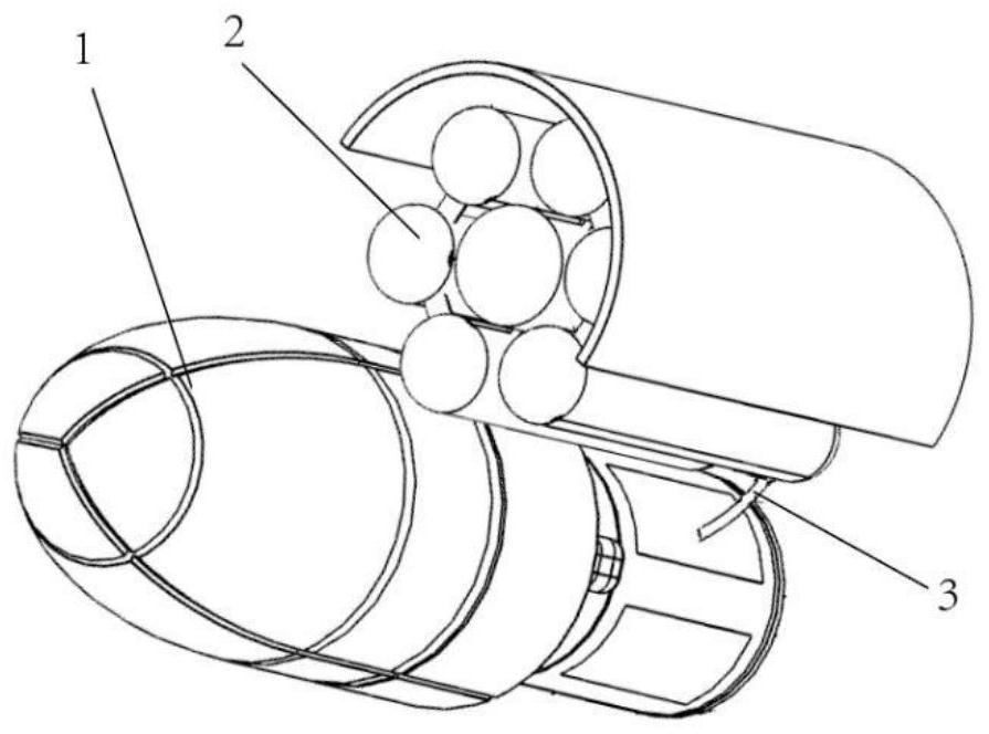 High-orbit spacecraft launching method based on multi-rocket combination