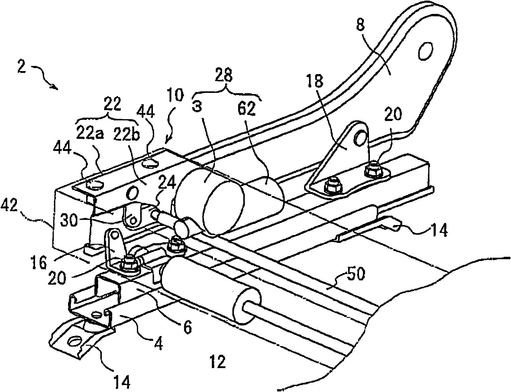 Seat slide apparatus for vehicle