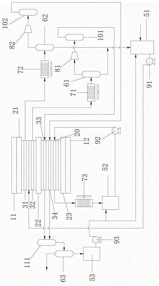 Integrated cell, integrated cell stack including integrated cell and integrated cell system