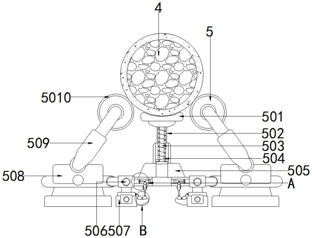 Hydraulic clamping and stretching forging machine for rod blanks