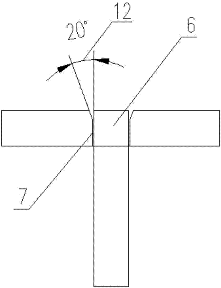 Composite welding method of pillow beam, pillow beam and rail vehicle with pillow beam