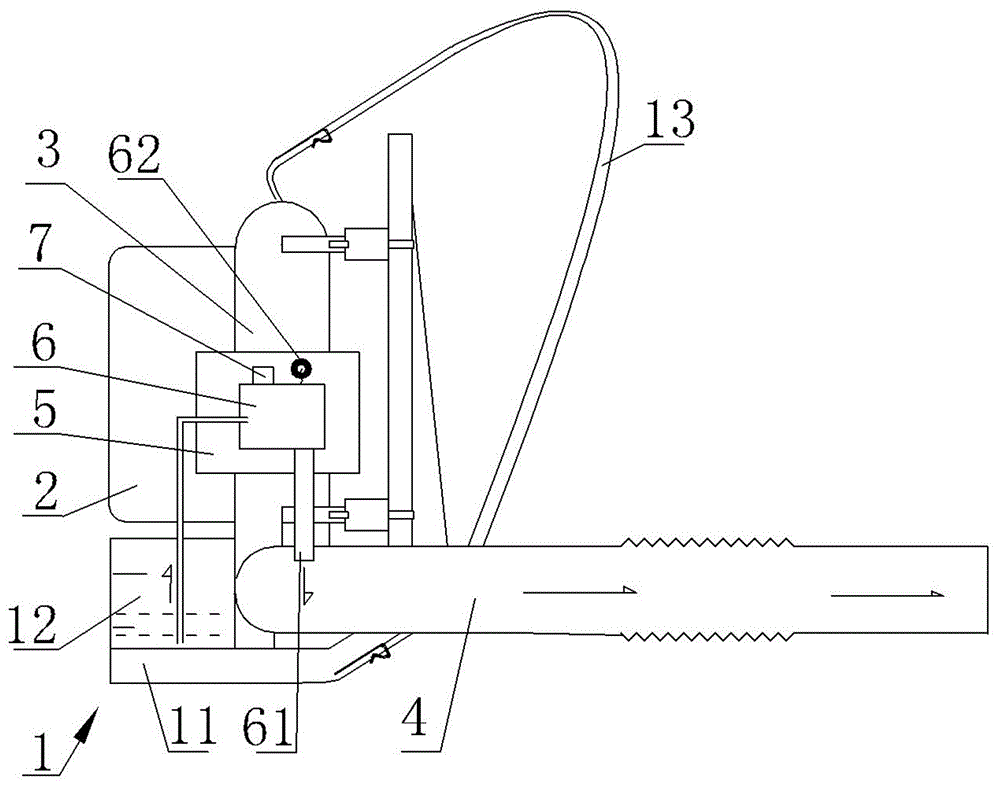 Wind-water fire extinguisher