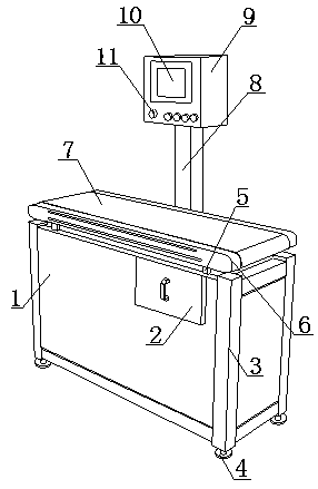 Practical non-ferrous metal weighing device