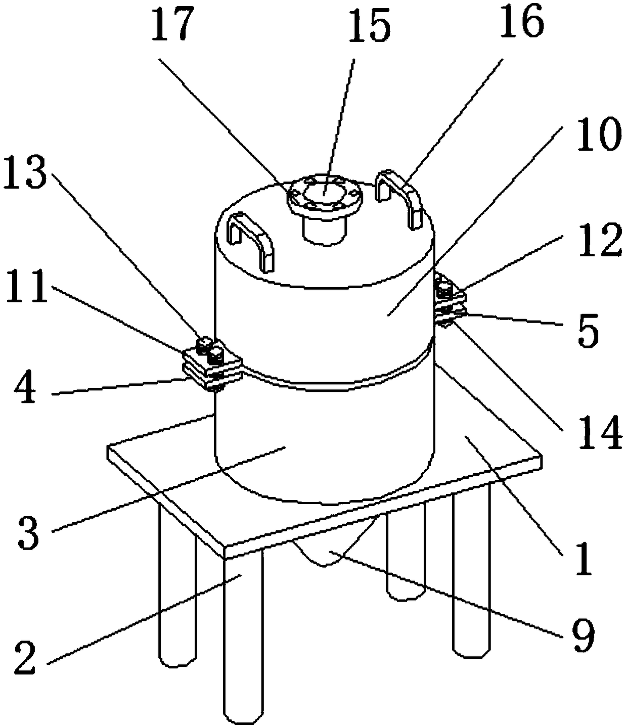 Beer filtering device