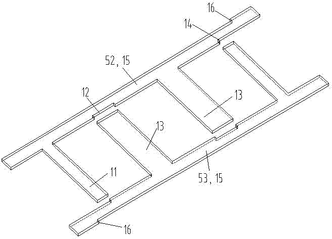 Copper mould, tin plate and method for testing flowing value of pavement seam filling adhesive