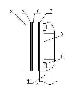 Elastic compaction mechanism of air cylinder and valve plate assembly for refrigeration compressor