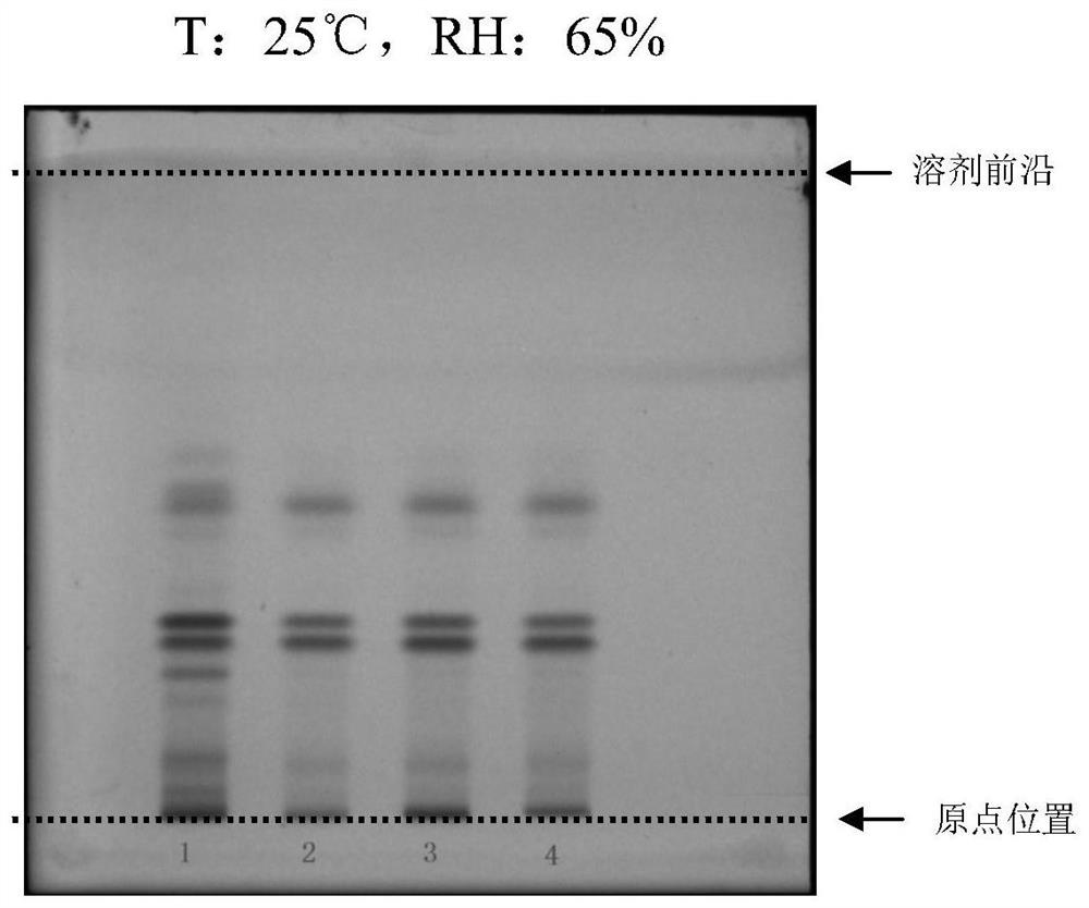 Method for identifying bamboo shavings in gingered bamboo shavings traditional Chinese medicine formula granules