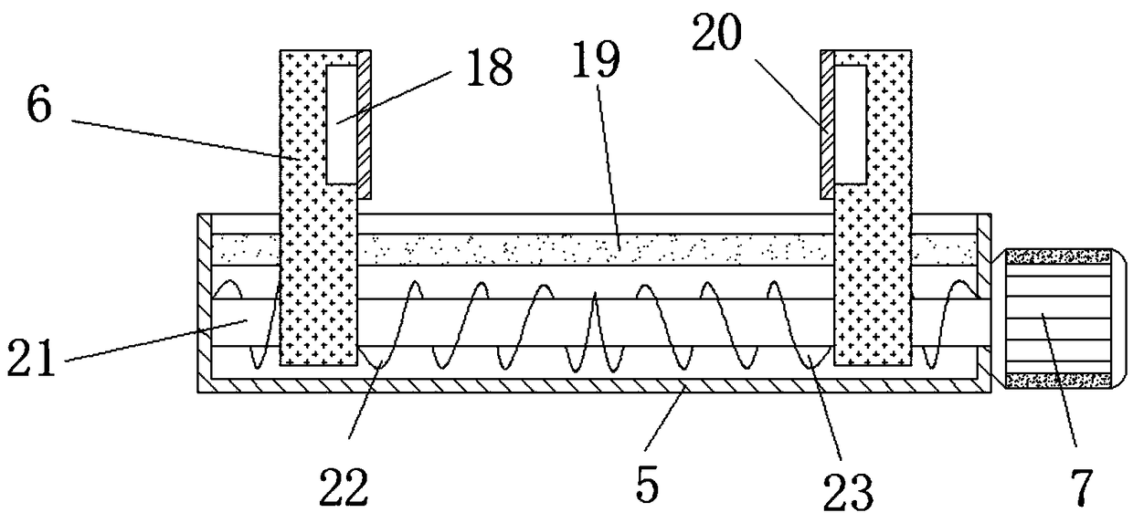 Automobile processing part clamping device with good fixing performance