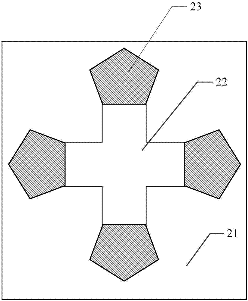 Hall component and fabrication method thereof