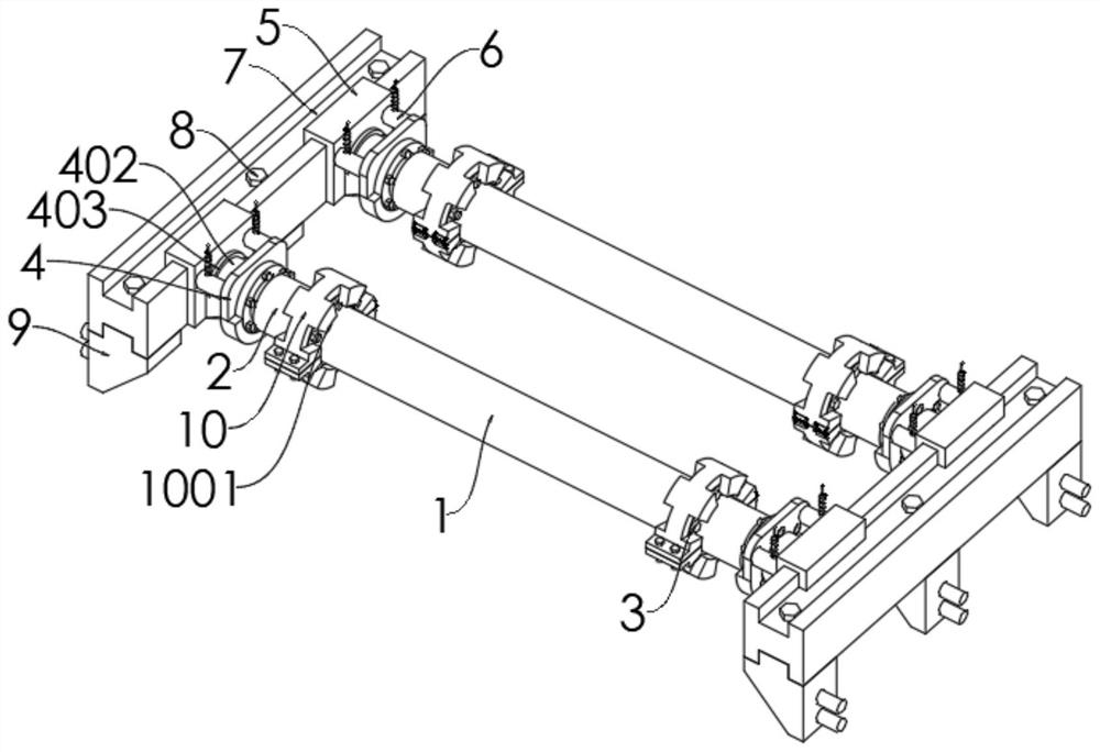 Intelligent practical deep foundation pit steel support