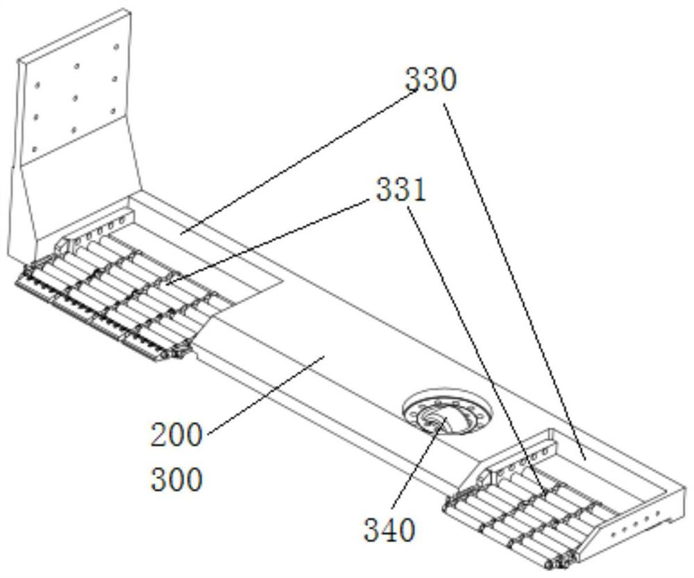 Control system and method of outer forklift parking robot with foldable stop arms