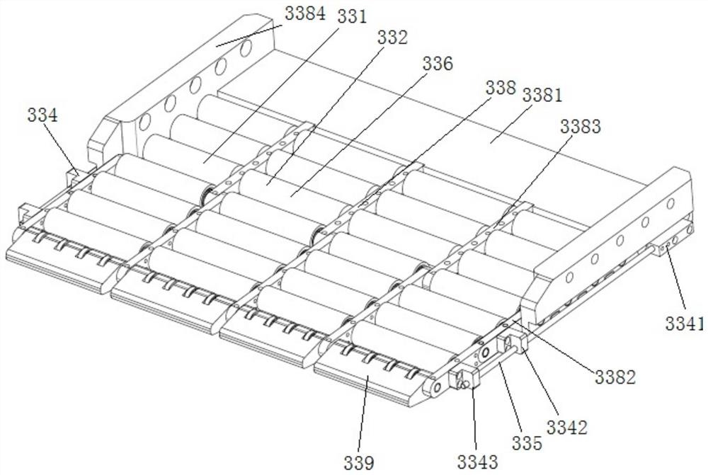 Control system and method of outer forklift parking robot with foldable stop arms