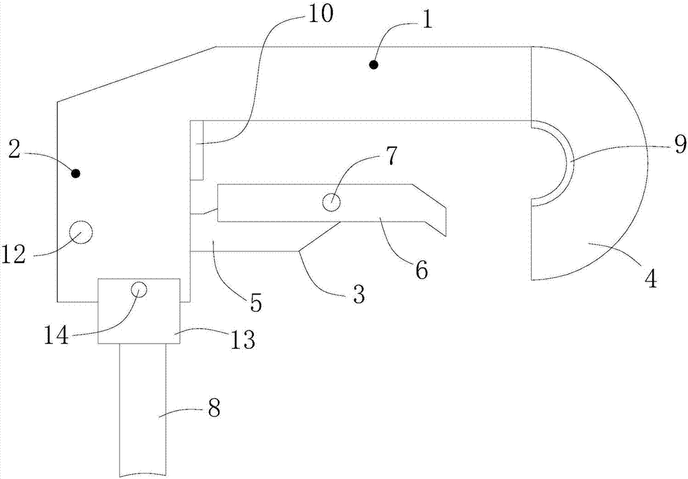 Grounding wire clamp