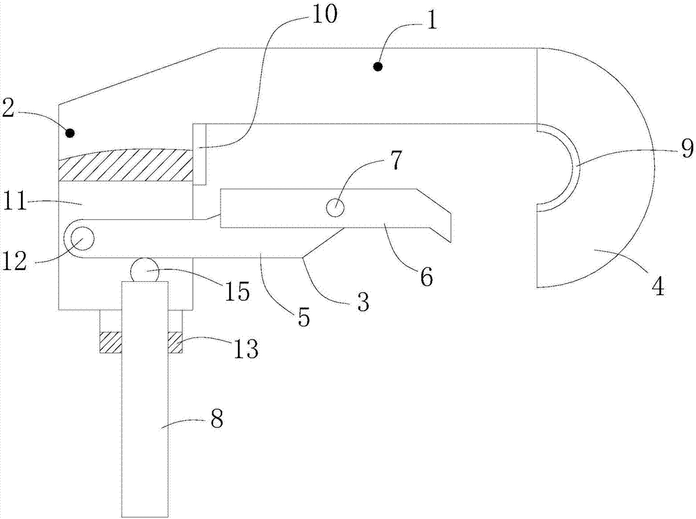 Grounding wire clamp