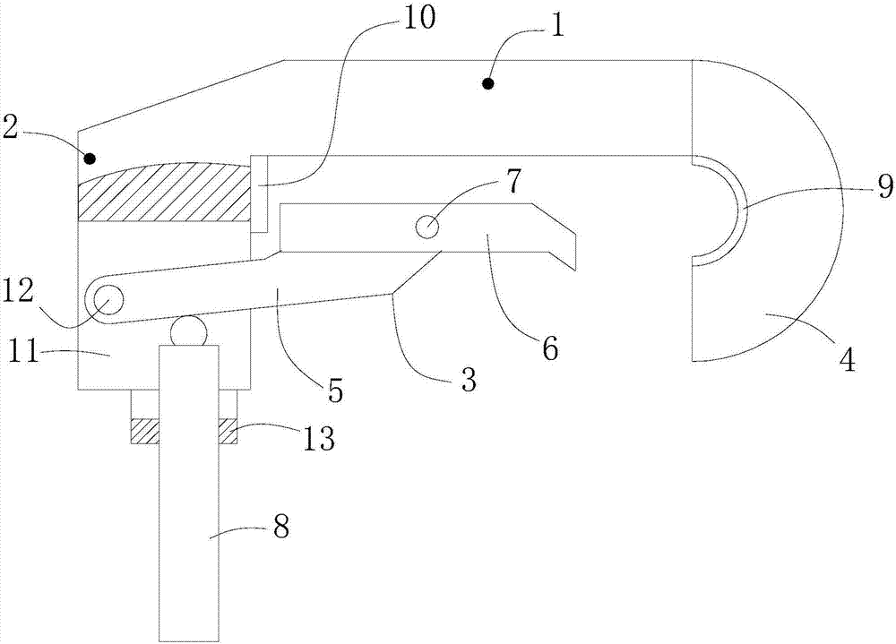 Grounding wire clamp