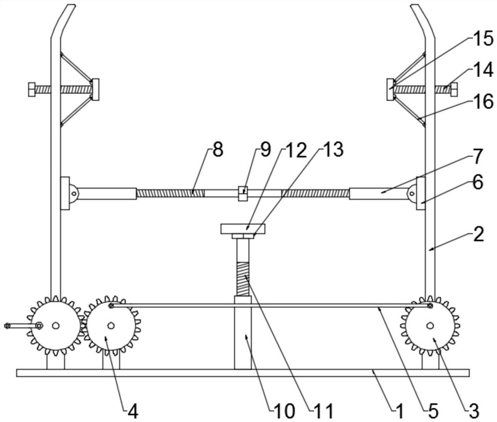 Adjustable opening limiting tool for pickling tank machining