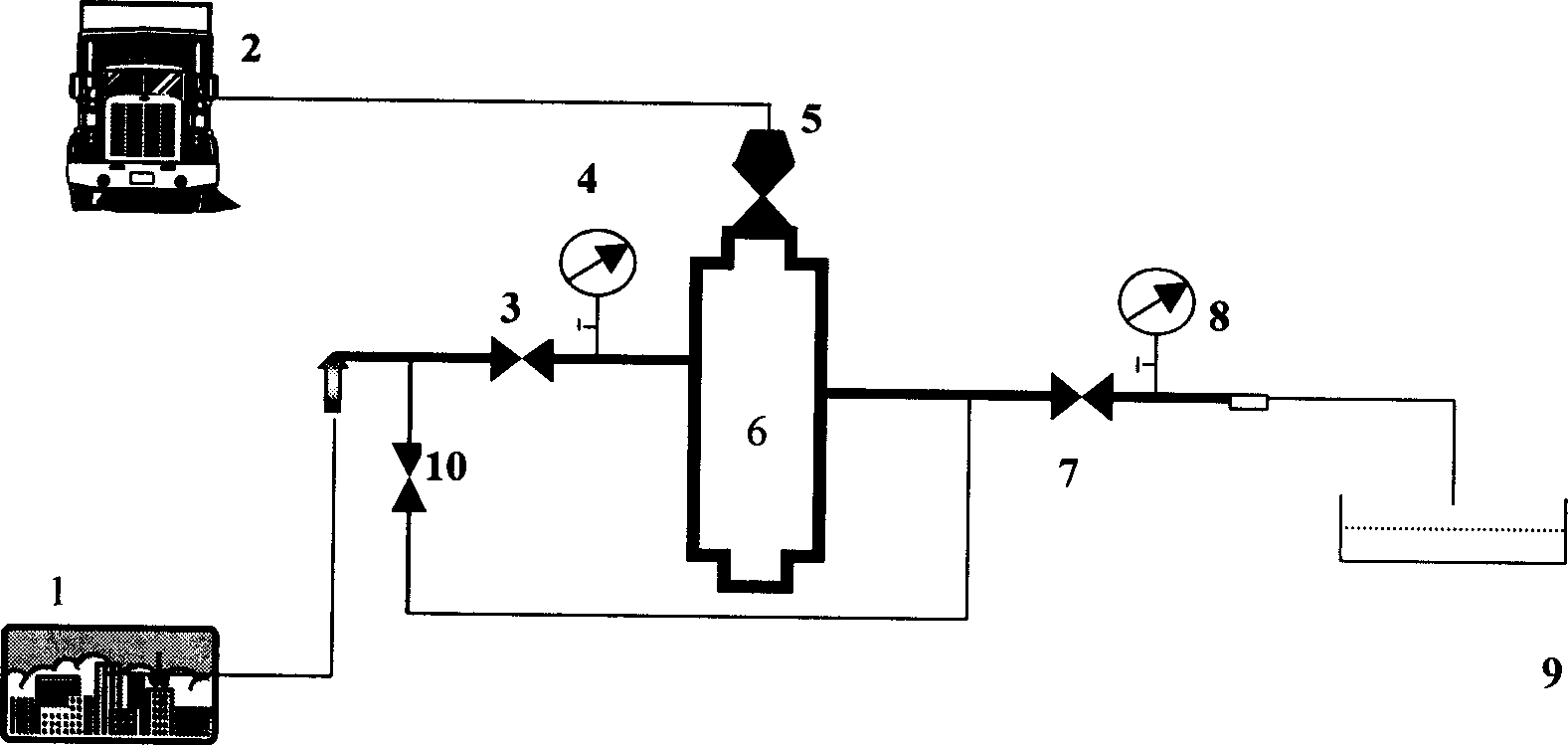 Gasified reactive water-cleaning well squeeze-adding expand-proof agent test charging process