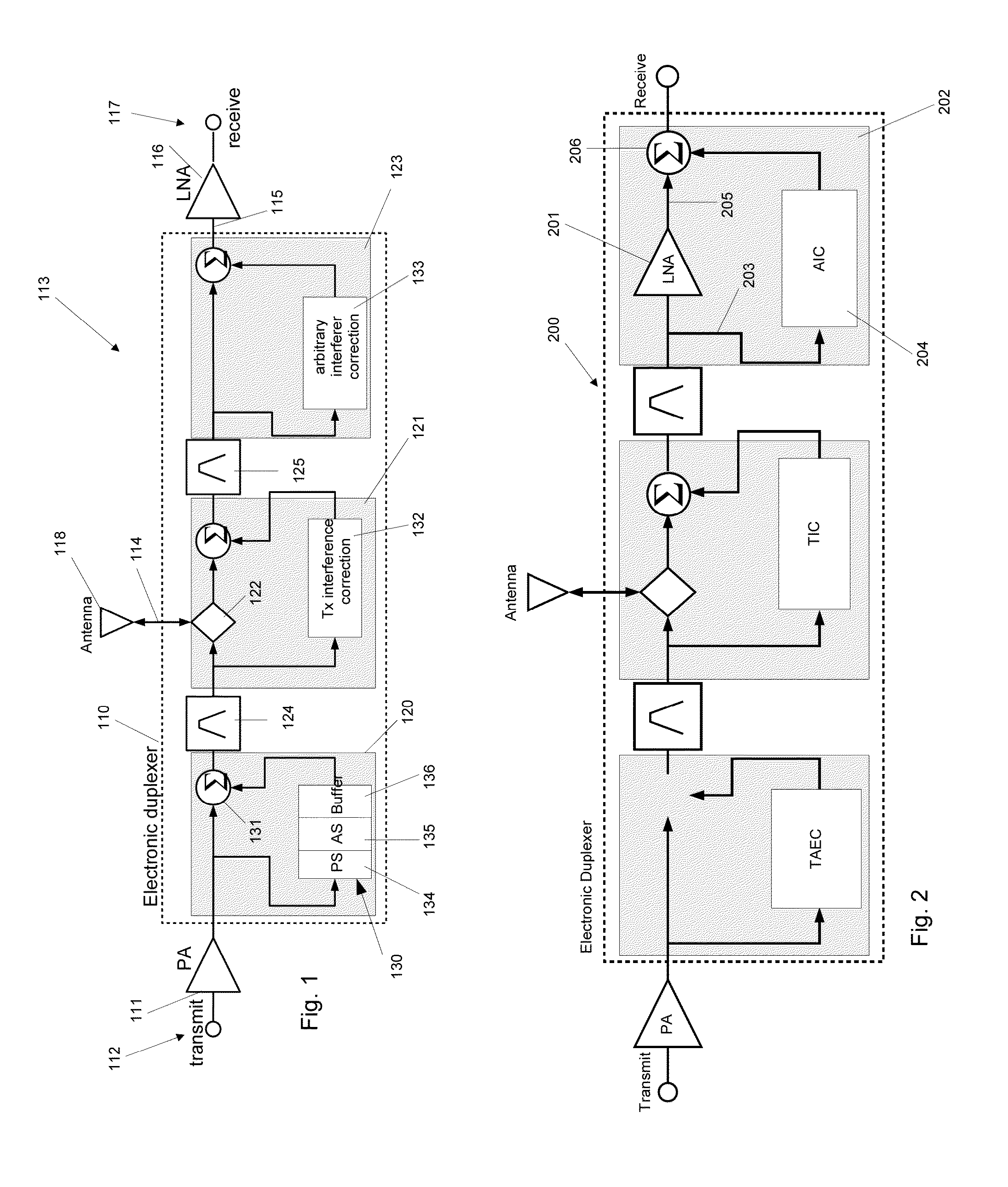 Electronic duplexer