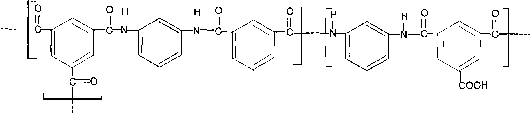 High-throughput polyamide reverse osmosis composite membrane