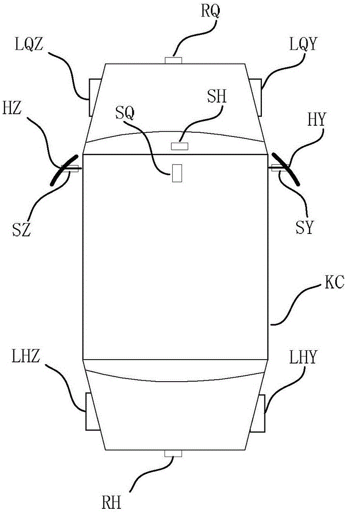 Panoramic optical monitoring system for driving test vehicle, and driving test collection and processing method for panoramic optical monitoring system