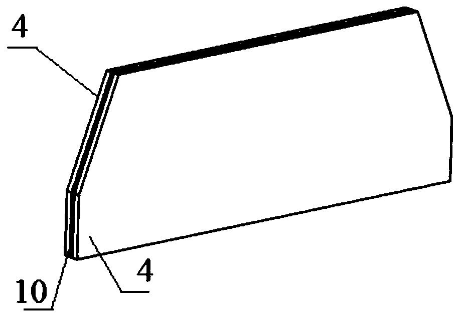 Vehicle body, bonding and coating structure for automatic driving rain and snow prevention and heat preservation