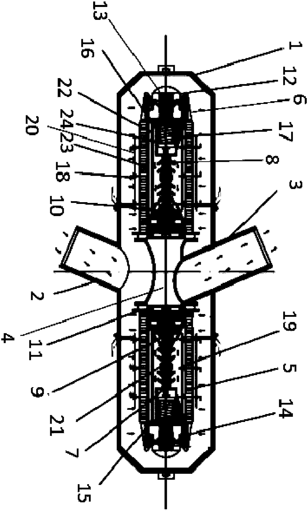 Water treatment filter with backwashing function