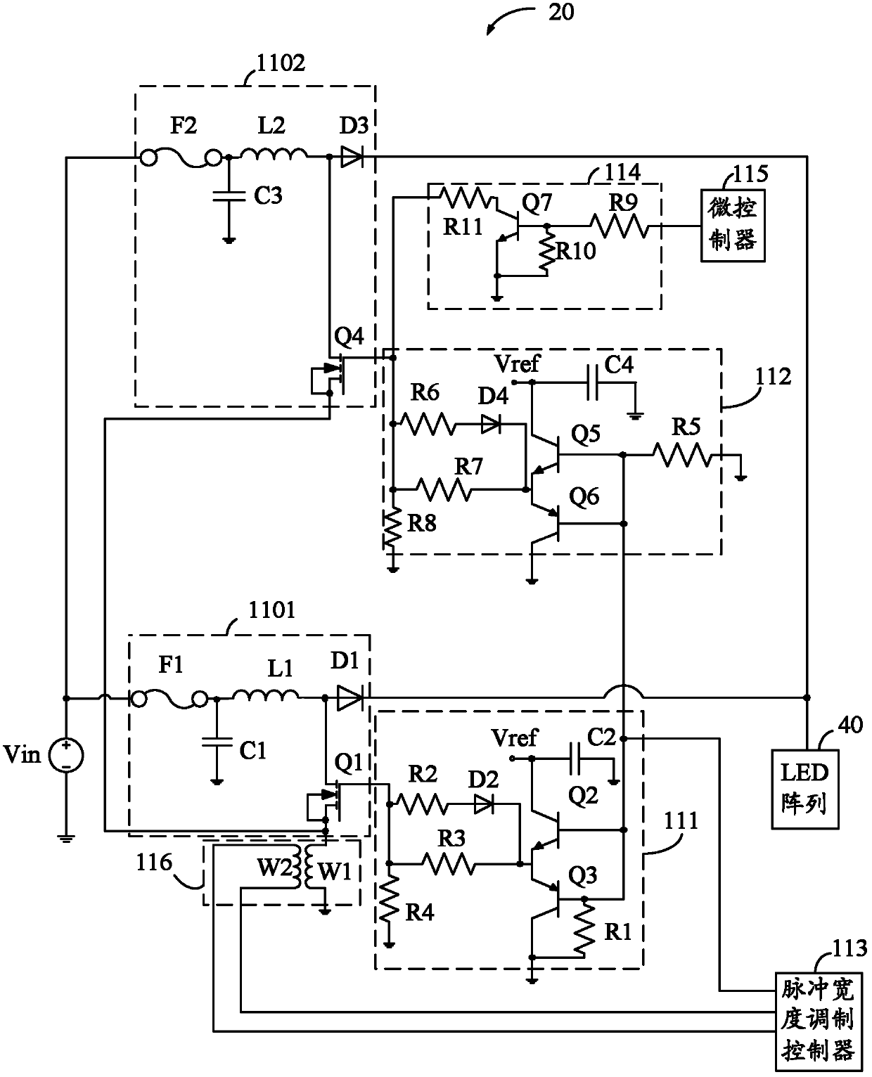 Light emitting diode drive system and display device using light emitting diode drive system