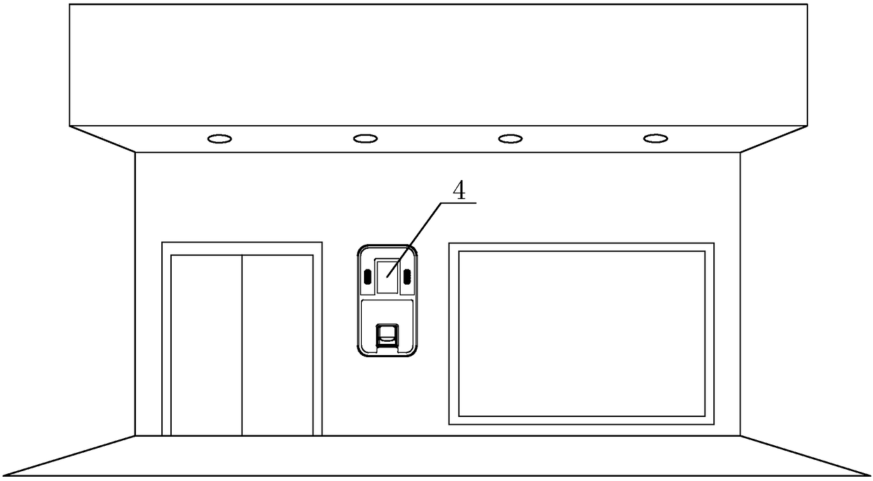 Unattended shop goods inspection module and shop shopping system