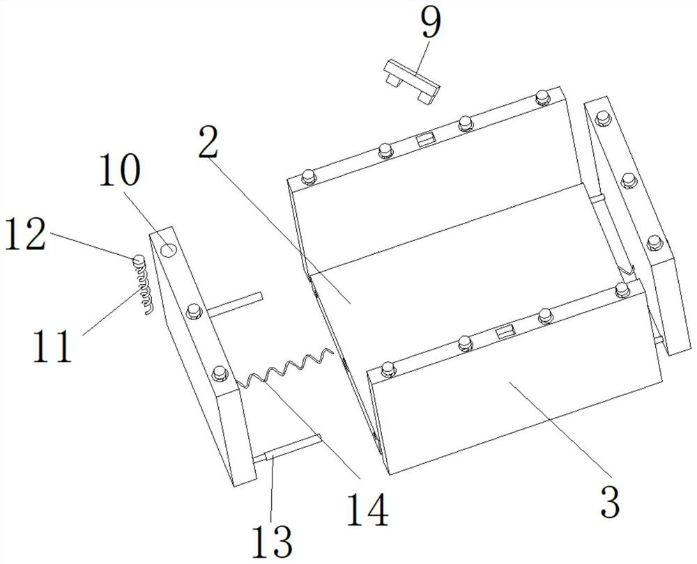 New energy automobile power battery shell mounting method