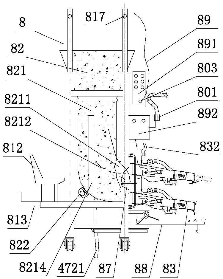 Feeding machine with weighing system