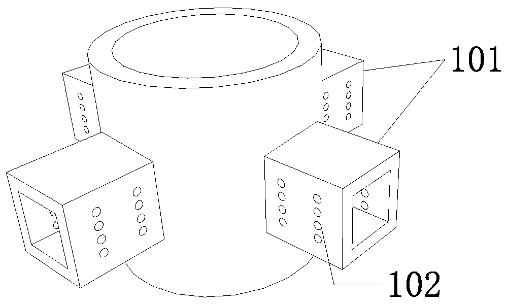 Self-locking fiber reinforced polymer (FRP) profile beam-column joint capable of being fabricated quickly