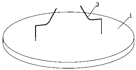 Wire type anti-detachment transfer printing body based on controllability and stamp