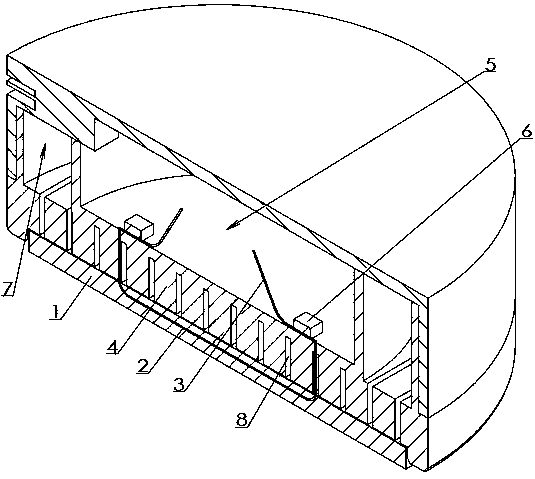 Wire type anti-detachment transfer printing body based on controllability and stamp