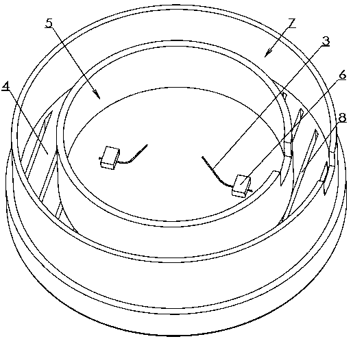 Wire type anti-detachment transfer printing body based on controllability and stamp