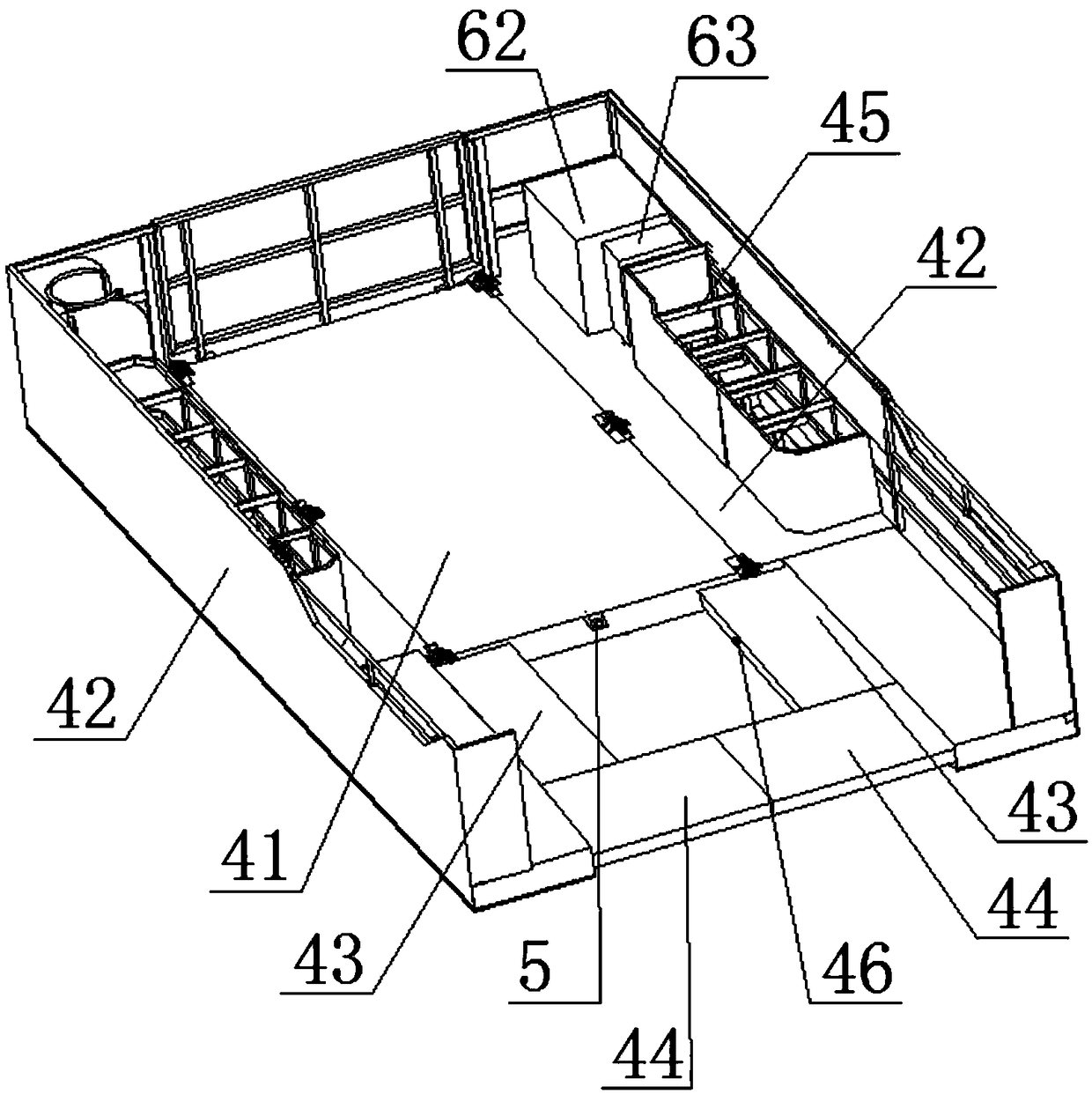 Operating method of multifunctional light operating vehicle based on folding working platform