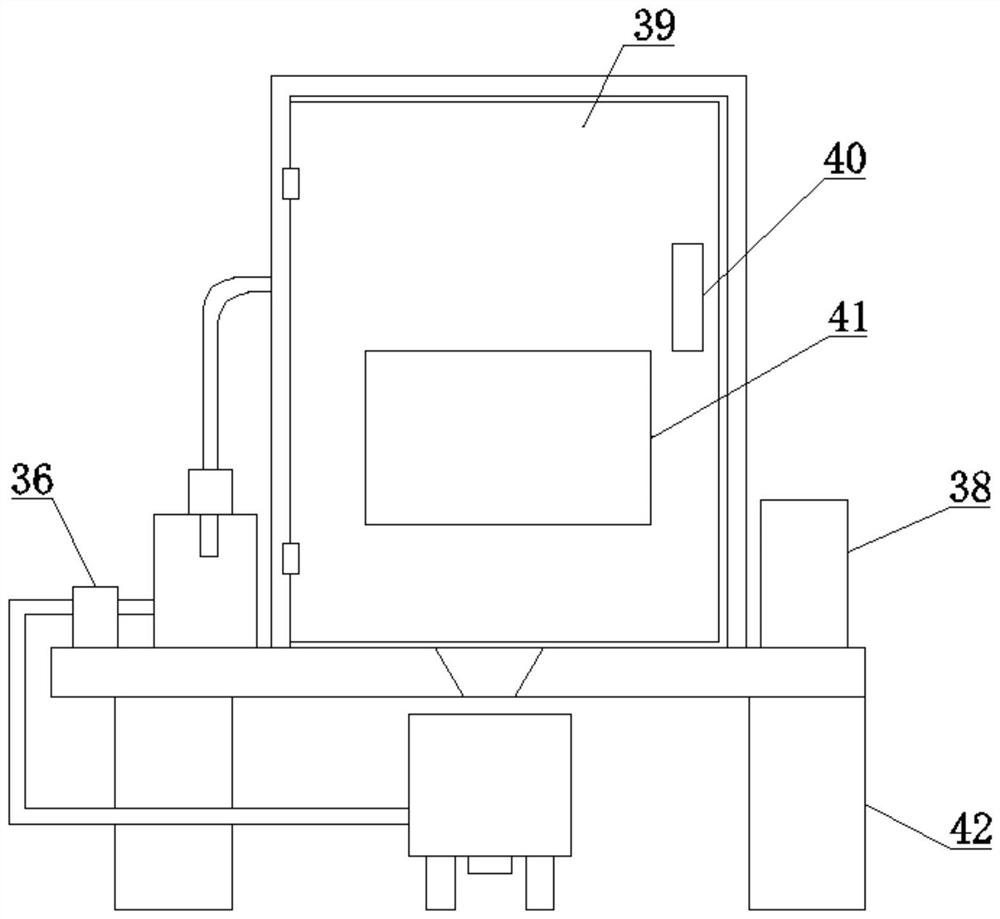 Electric power fitting grinding device for smart power grid