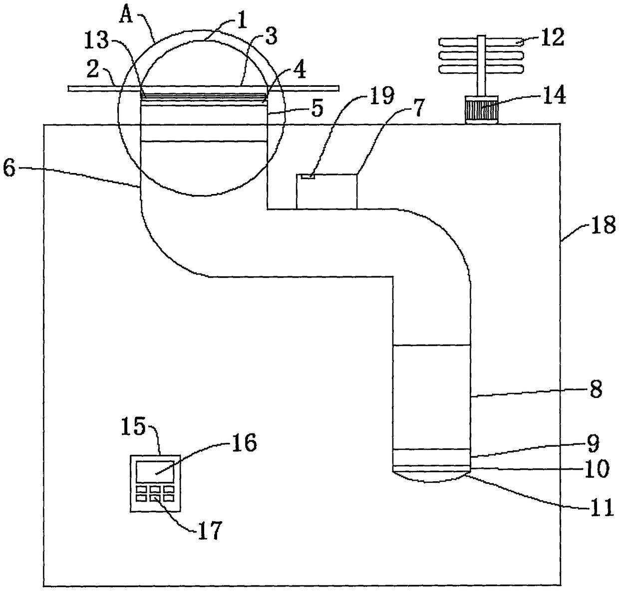 Light guide pipe illumination device used for agriculture cultivation