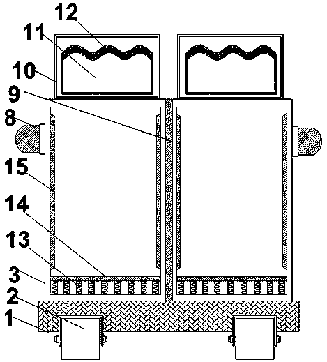 Waste collecting device for machining