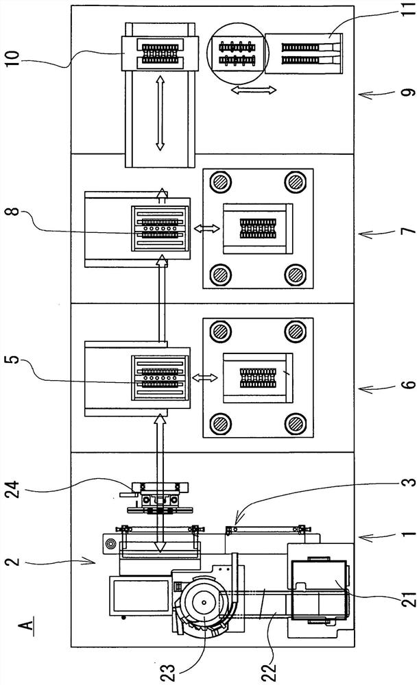 Resin material supply mechanism and resin material supply method