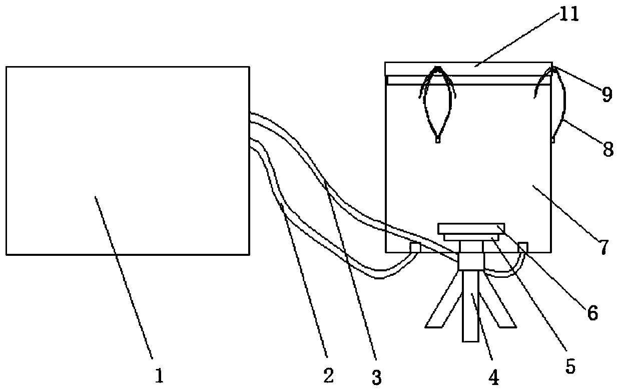 Device and method for measuring respiration rate of fruit