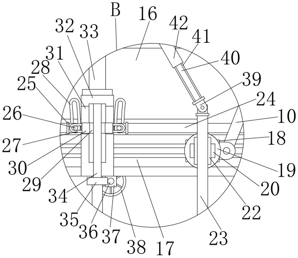 Rapid pit digging device for geological exploration